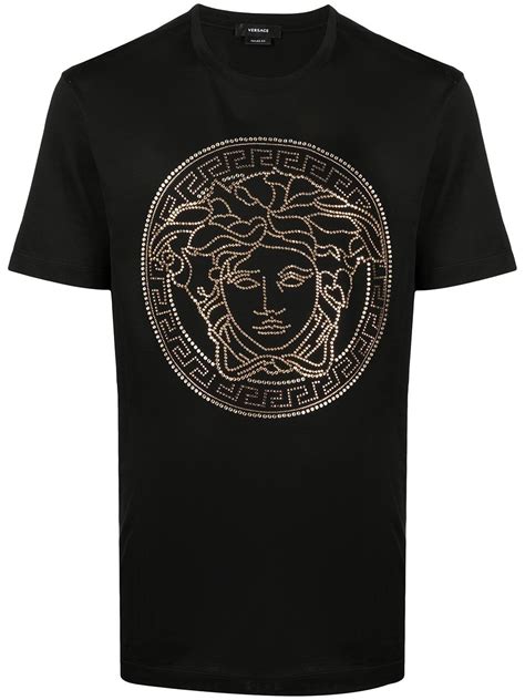 versace medusa head t shirt|men's Versace t shirt sale.